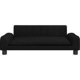  Dječja fotelja crna 90 x 53 x 30 cm od tkanine | shoptok.hr