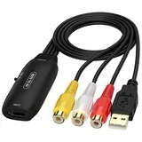 HDMI na AV Pretvornik Adapter - HDMI na RCA Kompozitni Video Kabel Ženski, (5000165750)