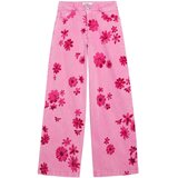 Desigual pink ženske farmerke Cene