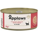 Applaws Ekonomično pakiranje u temeljcu 24 x 156 g - Piletina i pačetina | shoptok.hr