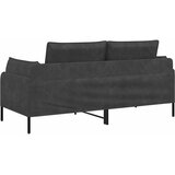 SOFA za dvije osobe Crna 188 x 81 x 89 cm Umjetna koža Slike