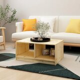 vidaXL Klubska mizica 75x50x33,5 cm trden les jelke Cene