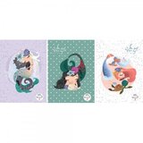STREET Zvezek Mermaid A5 črte z robom | Shoptok.si