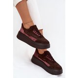 Zazoo Women's Sneakers Made of Genuine Suede on Platform | Shoptok.si