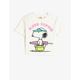 Koton Snoopy T-Shirt Licensed Short Sleeve Crew Neck Cotton Cene