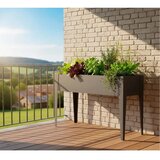 WESTMANN Vedura M | Balkonska povišena gredica | 60 L | 30x100x80 cm | Antracit - BRANDED IN GERMANY u