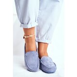 EVENTO Women's Moccasins Blue Suede Morreno | shoptok.hr