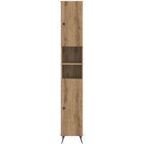  Kupaonski ormar s otvorenom policom BREDA Hrast artisan | shoptok.hr