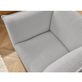 Bobochic Paris Svijetlo siva fotelja od bouclé tkanine Giorgia – | shoptok.hr