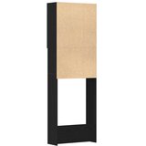 Ormarić za perilicu rublja crni hrast 64x25,5x190 cm | shoptok.hr