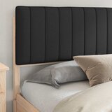 Krevetni okvir s tapiciranim uzglavljem Crna 180 x 200 cm | shoptok.hr