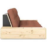 Karup Design Opečnato oranžna raztegljiva sedežna garnitura 244 cm Base – | Shoptok.si