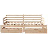  Dnevni krevet na razvlačenje s ladicama bez madraca 80x200 cm | shoptok.hr