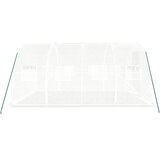  Staklenik s čeličnim okvirom Bijeli 12 m² 4x3x2 m | shoptok.hr