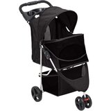  Sklopiva kolica za pse crna 80 x 46 x 98 cm od tkanine oxford | shoptok.hr