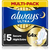 Always Ultra Secure Night Extra ulošci 64 kom Cijene