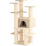  Mačje drvo s sisalnim postoljima za grebanje Krem 161 cm | Eponuda.com