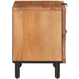  Nočna omarica Rjava 40 x 33,5 x 46 cm Masiven les manga, (5000107094) | Shoptok.si