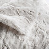 Douceur d intérieur Sivo-bež deka od umjetnog krzna 180x220 cm Alaska – | shoptok.hr