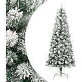 vidaXL Umetna novoletna jelka s snegom 180 cm | Shoptok.si