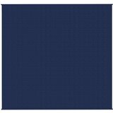 vidaXL Teška deka plava 220x230 cm 11 kg od tkanine | shoptok.hr
