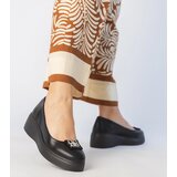 Gemre Black platform shoes with rhinestone decoration Patos | Shoptok.si