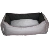 Pet Line Krevet za pse, 80x60cm, Sivo-crni Cene