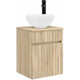 vidaXL Visoka umivalnik s police Sonoma hrast 39 x 35 x 63 cm, (5000246315) | Shoptok.si