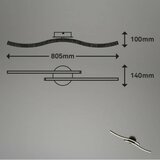 BRILONER 3718-025 - led plafonski luster rey 2xLED/6W/230V crna | Eponuda.com