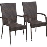  3-dijelni vrtni blagovaonski set smeđi | shoptok.hr