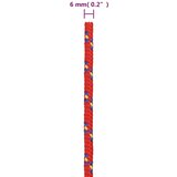  Brodski konop crveni 6 mm 50 m od polipropilena | shoptok.hr