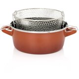 Metalac plitki tiganj 22cm/3l crvena cene