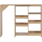  Barski stol s pomičnom policom boja hrasta 138 x 39 x 110 cm | Eponuda.ba