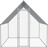Vanjski kokošinjac od pocinčanog čelika 2x2x1,92 m | shoptok.hr