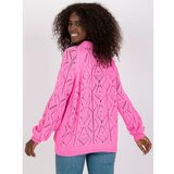 Fashion Hunters Pink cardigan with decorative buttons RUE PARIS Cene