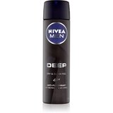 Nivea Men Deep Black Carbon 48H antiperspirant deodorant v spreju 150 ml za moške | Shoptok.si