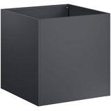  Vrtna saksija Antracit 45 x 45 x 45 cm Čelična vrata | shoptok.hr