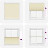  Plisirana roleta krem 115x150 cm širina tkanine 114 4 cm | shoptok.hr