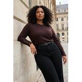 Trendyol ženski džemper Tbbaw26An00068, smeđi | Eponuda.com