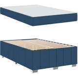  Konstrukcija postelje z vzmetnico Modra 120 x 200 cm blago, (5000127389) | Shoptok.si