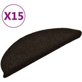 vidaXL Samolepilne preproge za stopnice 15 kosov temno rjave 56x17x3cm | Shoptok.si