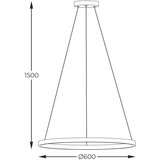 Zuma line PEN89424-60BK - led viseći luster na sajli horik LED/32W/230V 3000/4000/6000K | Eponuda.com