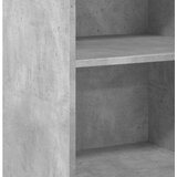 vidaXL Komoda betonsko siva 50x41x93 cm inženirski les | Shoptok.si