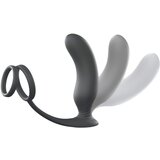 ove to Love L- radijsko vodeni vibrator za prostato z obročem za penis (črn) | Shoptok.si
