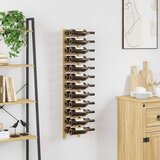 Zidni stalak za vino za 24 boce zlatni željezni | shoptok.hr