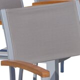 Gardenson Vrtna Garnitura Naxos, 7-Delno, Siva, Aluminij | Shoptok.si