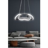 Opviq arcturus black-white light black chandelier Cene