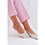 Boto Embellished Ballet Flats On A Flat Heel White Nilarisela | Shoptok.si