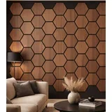 Panel akustični 759x621x18mm (0,4713m2) tamni Hrast TI06