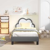  Krevetna konstrukcija s uzglavljem Svijetlo siva 80 x 160 cm PU | shoptok.hr